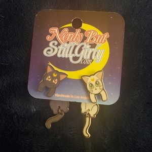 Sailor Moon Earrings (Artemis & Luna)